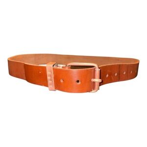 DECE Clothing Constantin Belt Copper Buckle Leather Size L SAR
